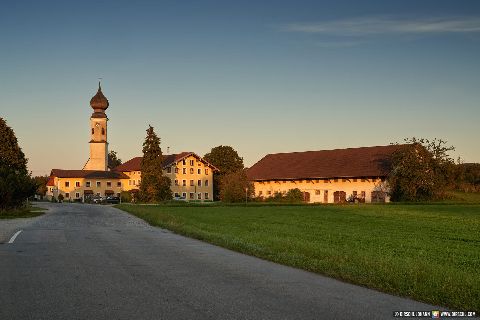 Gemeinde Unterreit Landkreis Mühldorf Dorfansicht Landschaft (Dirschl Johann) Deutschland MÜ